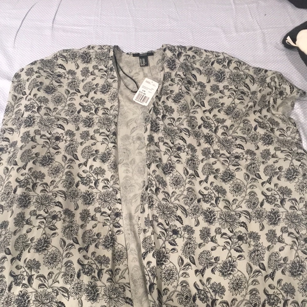 Two two long knotted cardigans